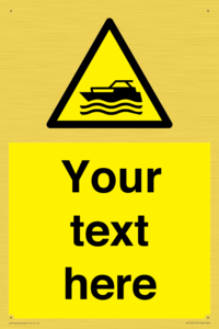 Custom Warning motorised watercraft